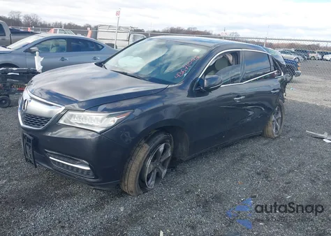2015 Acura Mdx из США, поврежденный, VIN 5FRYD4H23FB010941